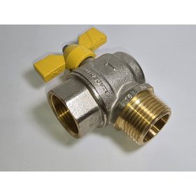 Sarok golyóscsap gázhoz 1" KB