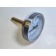 BRH hőmérő 63 mm fémházas,1/2' KM, 60 mm merülőhüvellyel, 0-120 fok